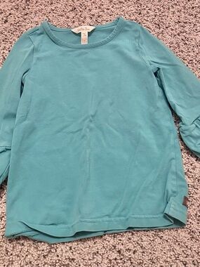 Matilda Jane Teal Long Sleeve Crew Neck Top